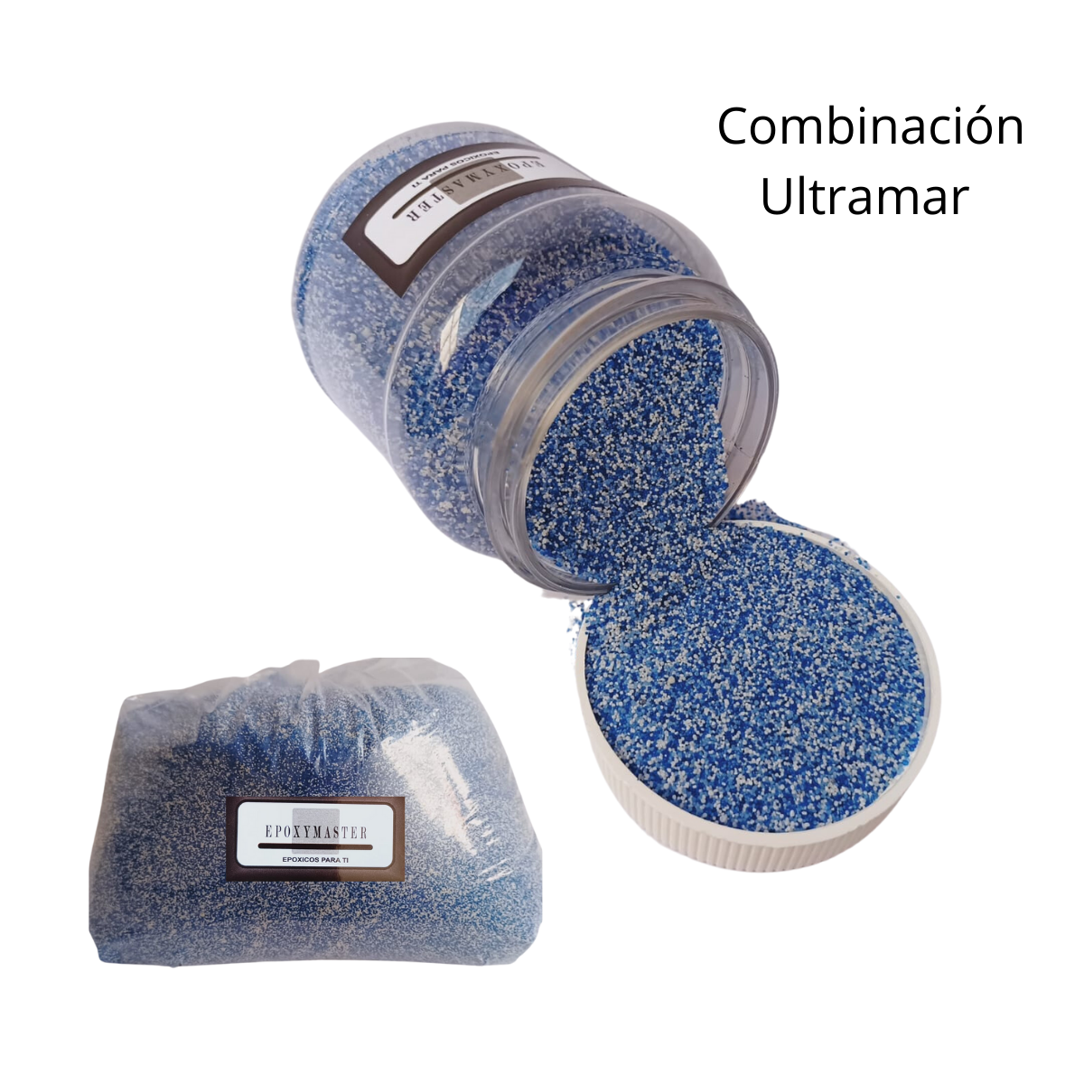 KIT TODO INCLUIDO ARENA DE CUARZO 5M2 COLOR AZUL ULTRAMAR