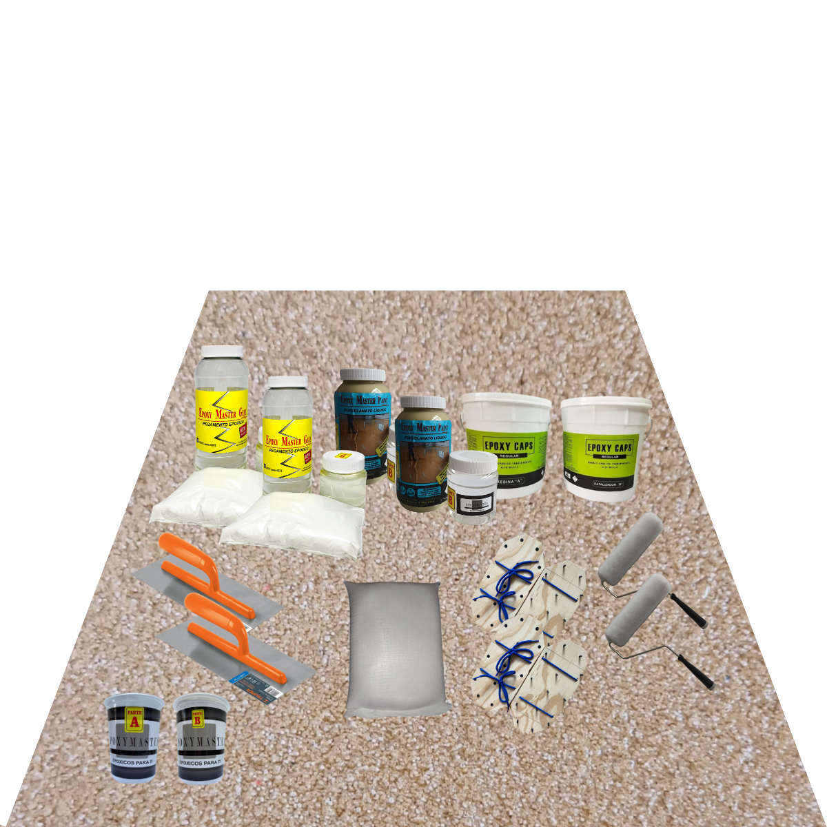 KIT TODO INCLUIDO 10M2 QUARZO COLOR ARENA