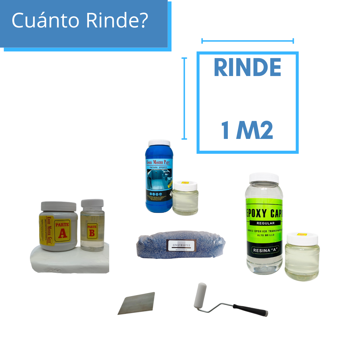 KIT TODO INCLUIDO ARENA DE CUARZO 1M2 COLOR AZUL ULTRAMAR
