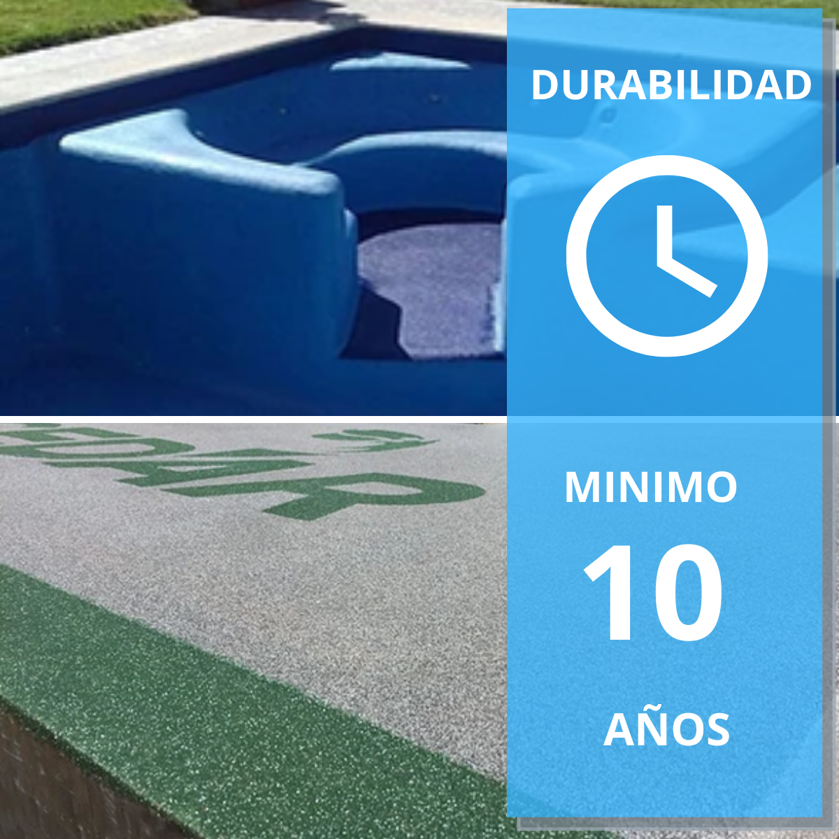KIT TODO INCLUIDO ARENA DE CUARZO 5M2 COLOR AZUL ULTRAMAR