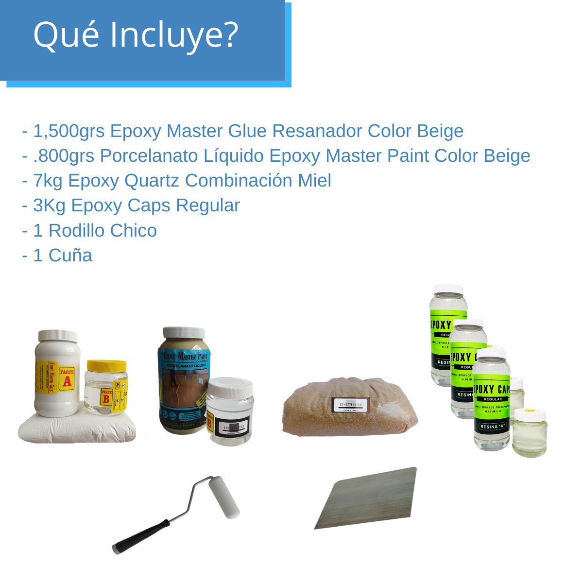KIT TODO INCLUIDO ARENA DE CUARZO 3M2 QUARZO COLOR ARENA
