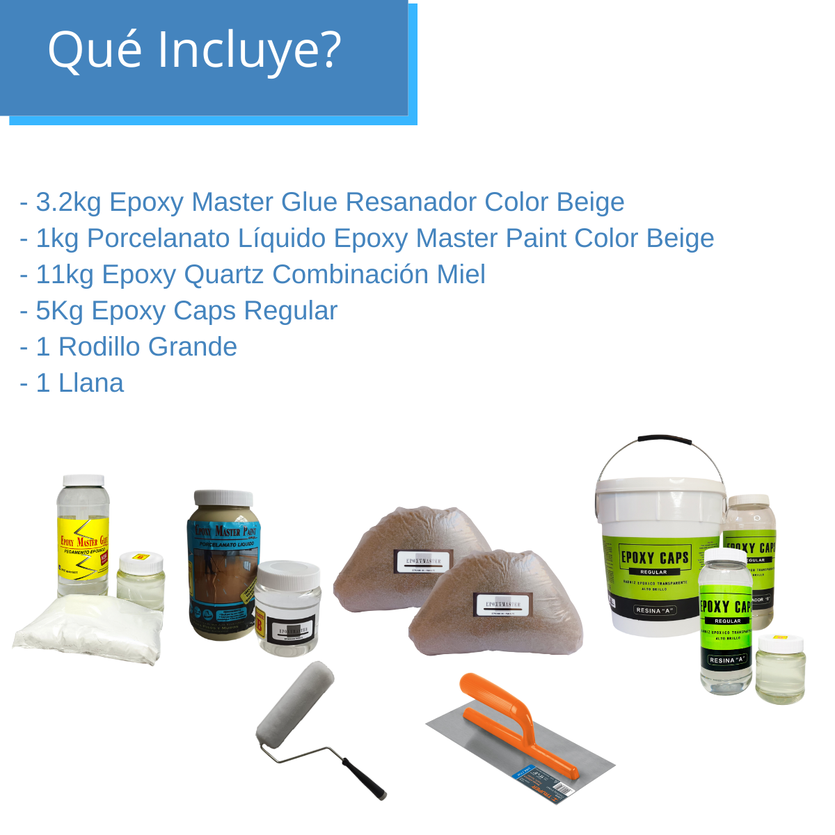 KITTODO INCLUIDO ARENA DE CUARZO 5M2 COLOR ARENA
