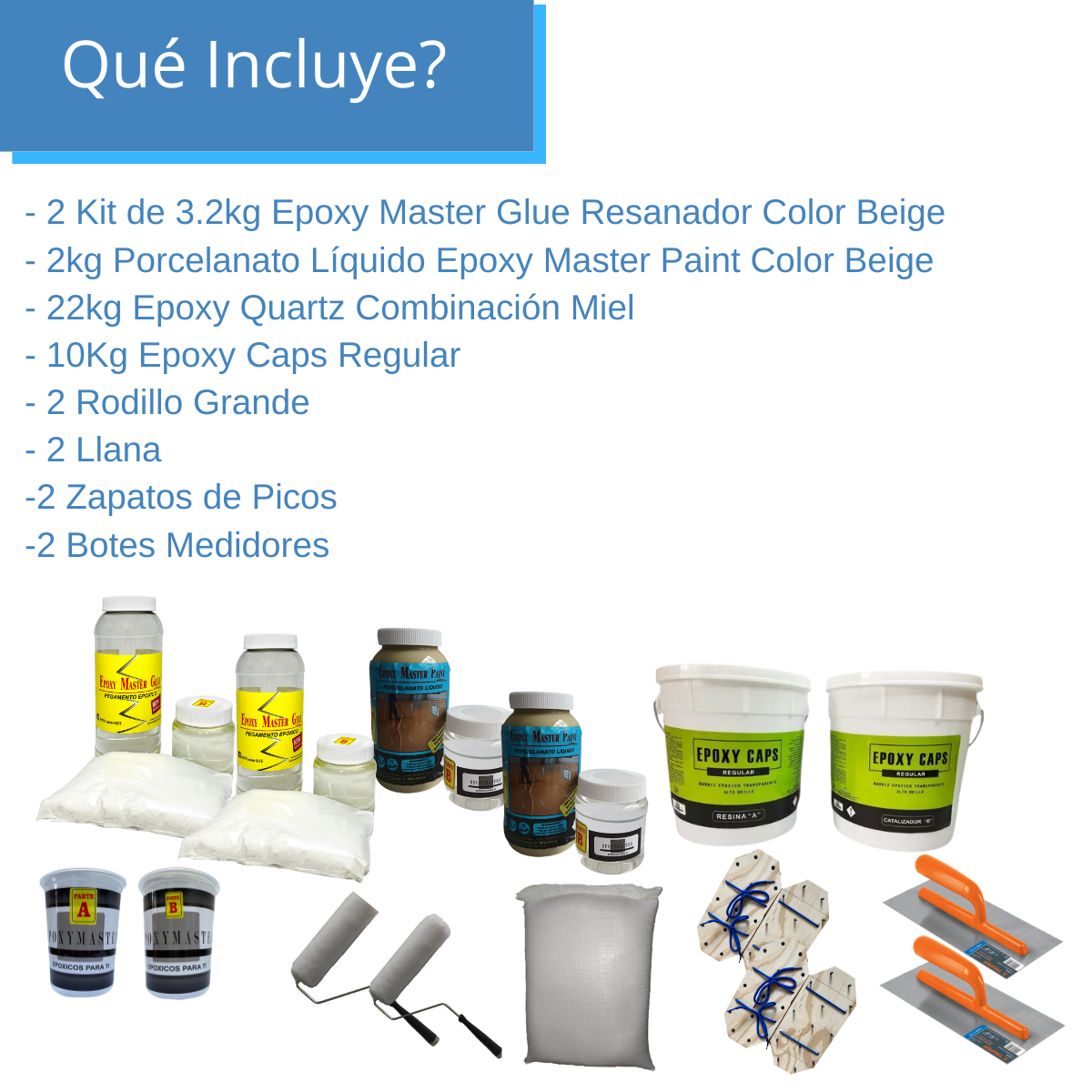 KIT TODO INCLUIDO 10M2 QUARZO COLOR ARENA