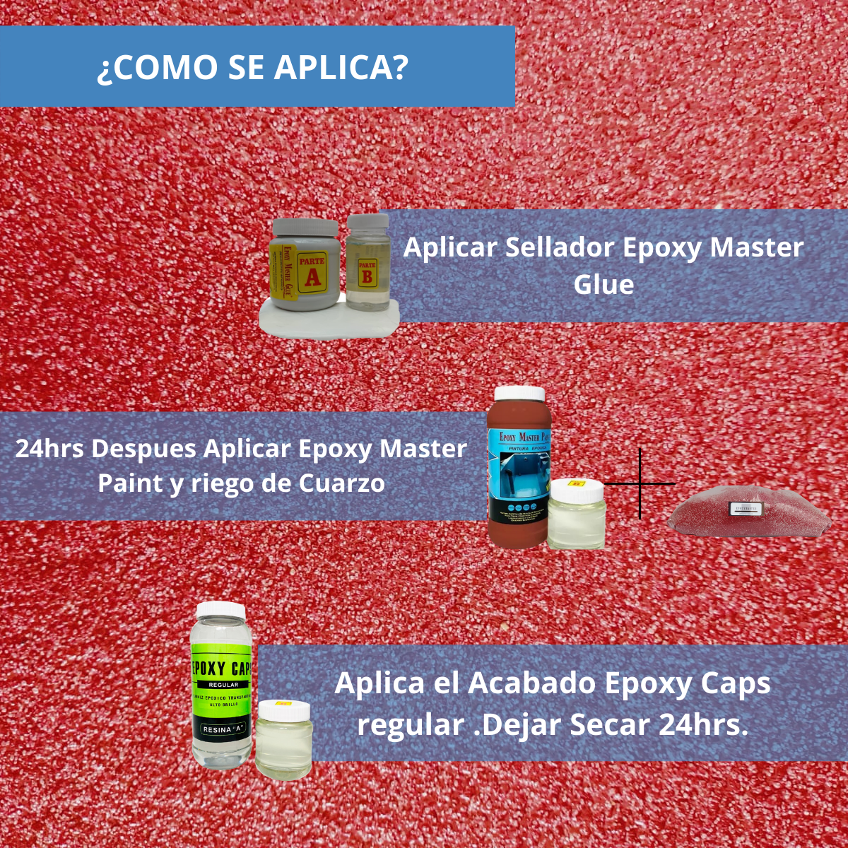 KIT TODO INCLUIDO CUARZO 1M2 COLOR ROJO KITCHEN