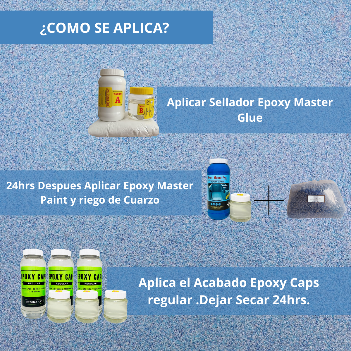 KIT TODO INCLUIDO ARENA DE CUARZO 3M2 COLOR AZUL ULTRAMAR
