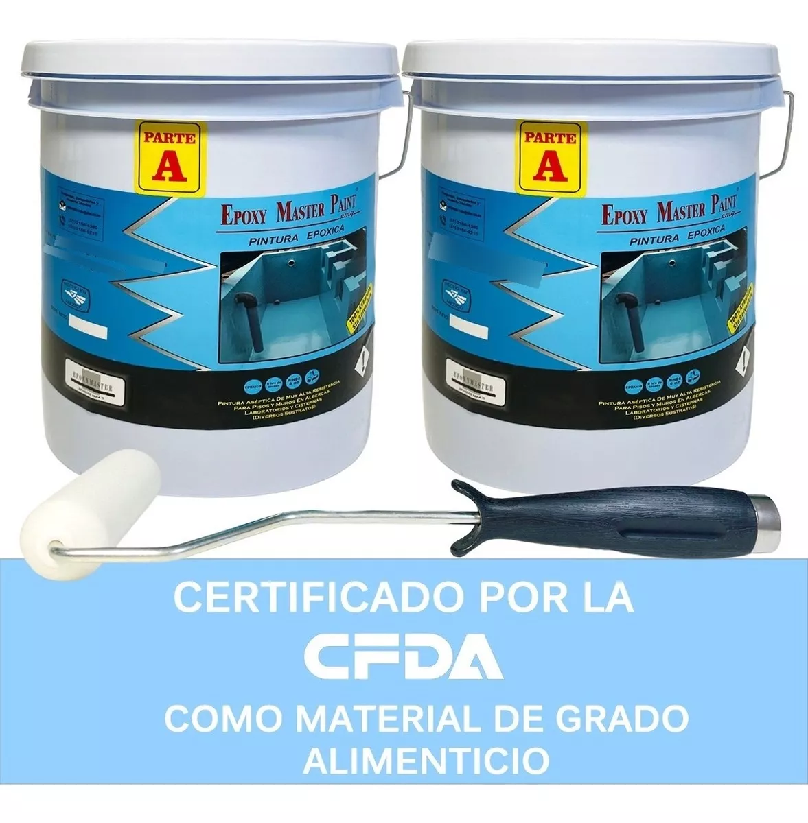 Porcelanato Liquido Pisos Colores Brillantes 10 kgs Rodillo Gratis