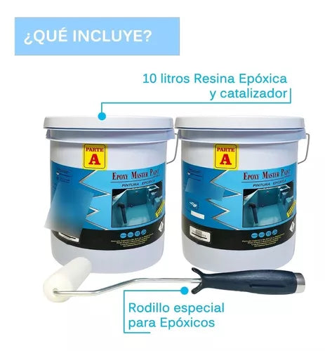 Porcelanato Liquido Pisos Colores Brillantes 10 kgs Rodillo Gratis