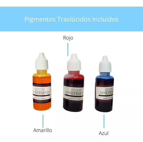 Porcelanato Liquido para vaciados de Alto Espesor 1,420kg Deluxe Y Pigmentos