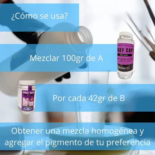 Porcelanato Liquido para vaciados de Alto Espesor 1,420kg Deluxe Y Pigmentos