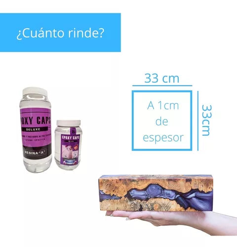 Porcelanato Liquido para vaciados de Alto Espesor 1,420kg Deluxe Y Pigmentos