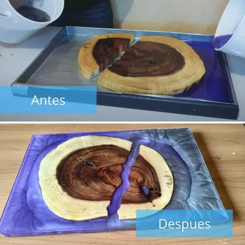 Porcelanato Liquido para vaciados de Alto Espesor 1,420kg Deluxe Y Pigmentos