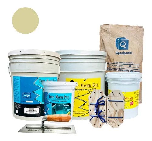 Porcelanato Líquido Kit Todo Incluido 50m2 Color Solido Liso