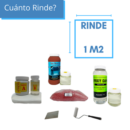KIT TODO INCLUIDO CUARZO 1M2 COLOR ROJO KITCHEN