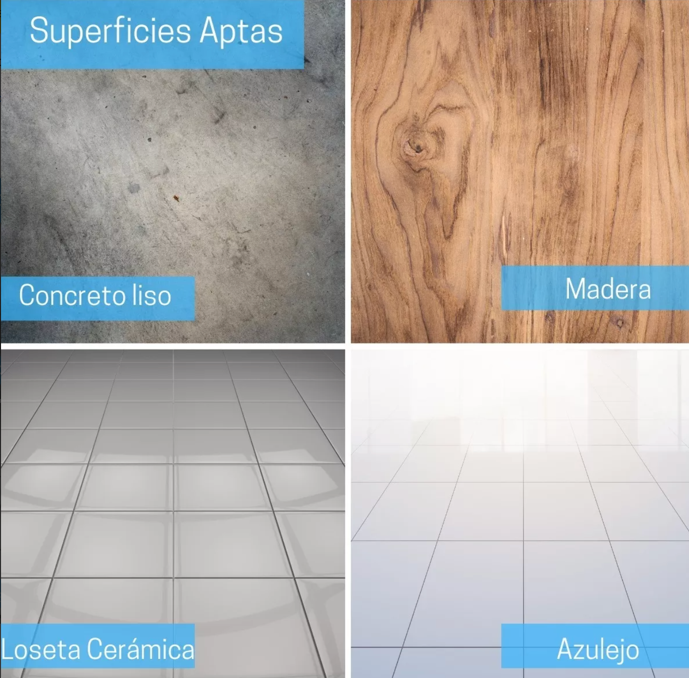 superficies de productos epóxicos