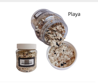 Kit Todo incluido Epoxymaster Flakes Color Playa