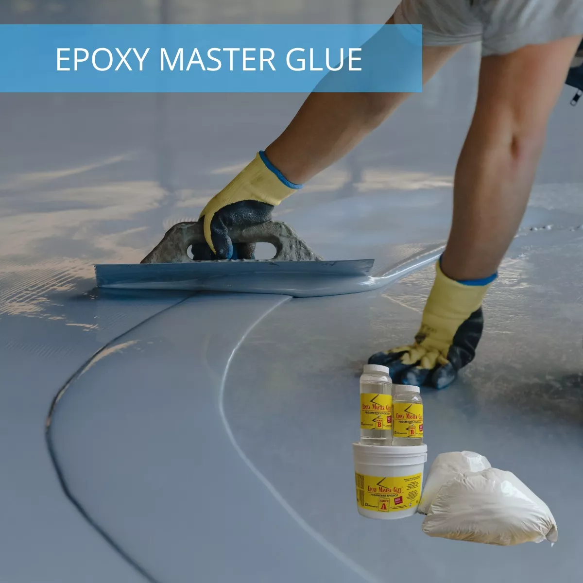 Epoxymaster Glue 15 Kgs Resanador Pisos Concreto