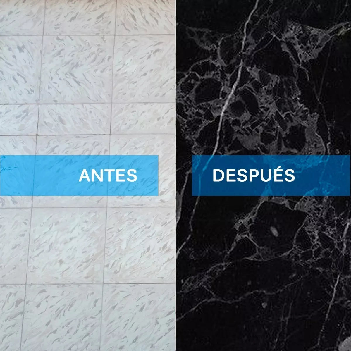 Porcelanato Líquido Marmoleado Kit Todo Incluido 10 M2 Black