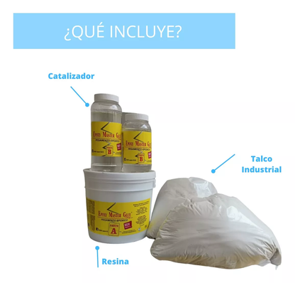 Primer Sellador Epóxico 15 Kgs Resanador de grietas para de Pisos Concreto y loseta cerámica