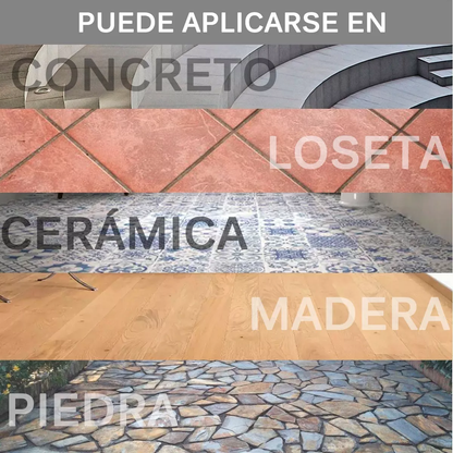 Porcelanato Líquido Marmoleado Kit Para 3 M2 Acabado White L