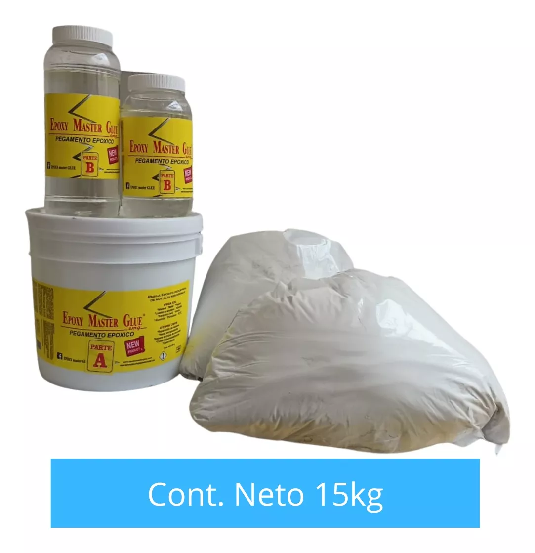 Epoxymaster Glue 15 Kgs Resanador Pisos Concreto